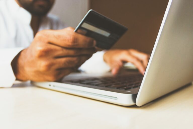 Credit cards on a desk representing tradelines
